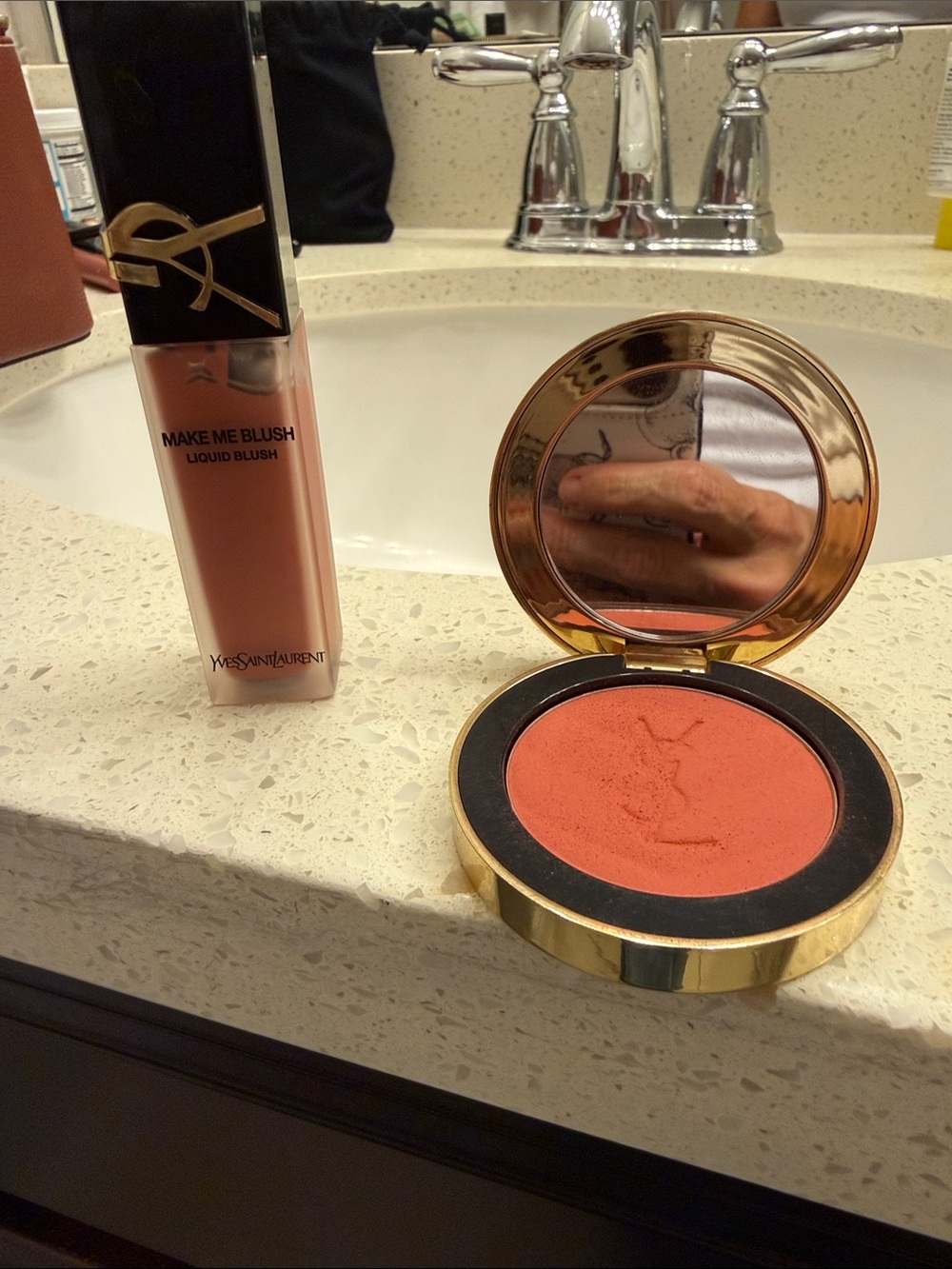 Yves Saint Laurent Peachy Nude Liquid & Powder Blush Duo - Picture 3 of 10